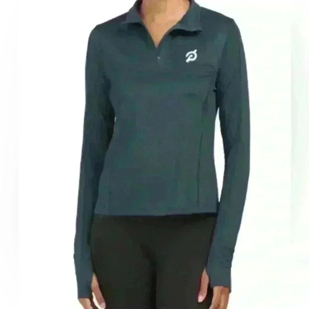 Peloton Warm Up Cropped 1/2 Zip Top Women's Size S